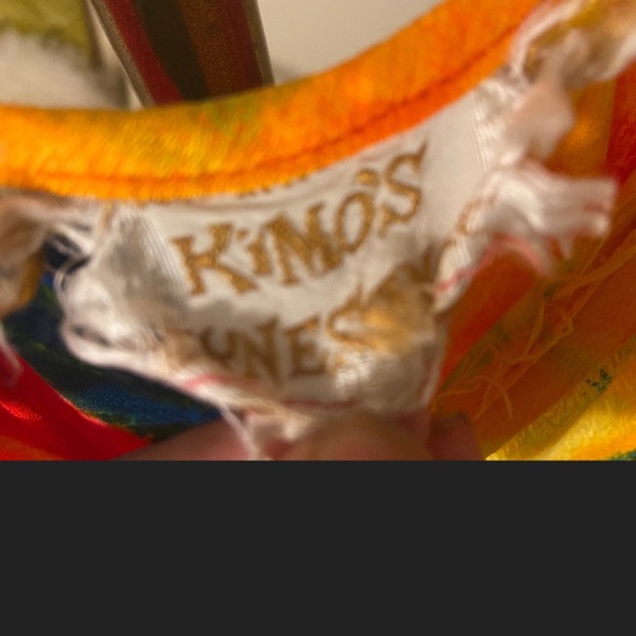 1960s Rainbow Colored Maxi Dress - Picture 3 of 6